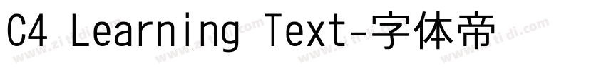 C4 Learning Text字体转换